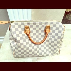 Authentic LV Speedy Damier azur 35